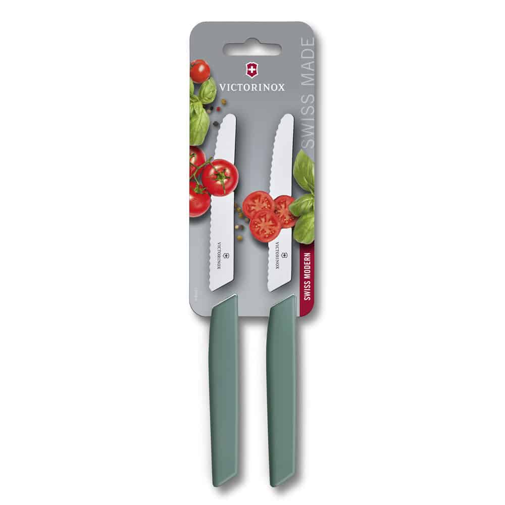Swiss Modern Tafelmesser Set 2-tlg sage