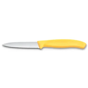 Victorinox SwissClassic Gemüsemesser Wellenschliff gelb 8 cm
