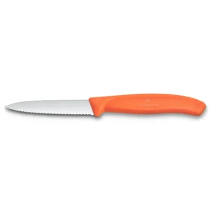 Victorinox SwissClassic Gemüsemesser Wellenschliff orange 8 cm