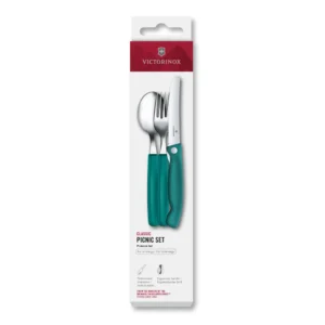 Victorinox Swiss Classic Besteck Set 3 teilig grün